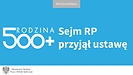 Sejm przyjął program Rodzina 500+
